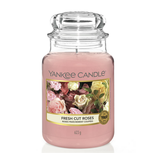 Bougie Fresh cut roses de la marque Yankeed Candle? idée cadeau pour la fête des mères